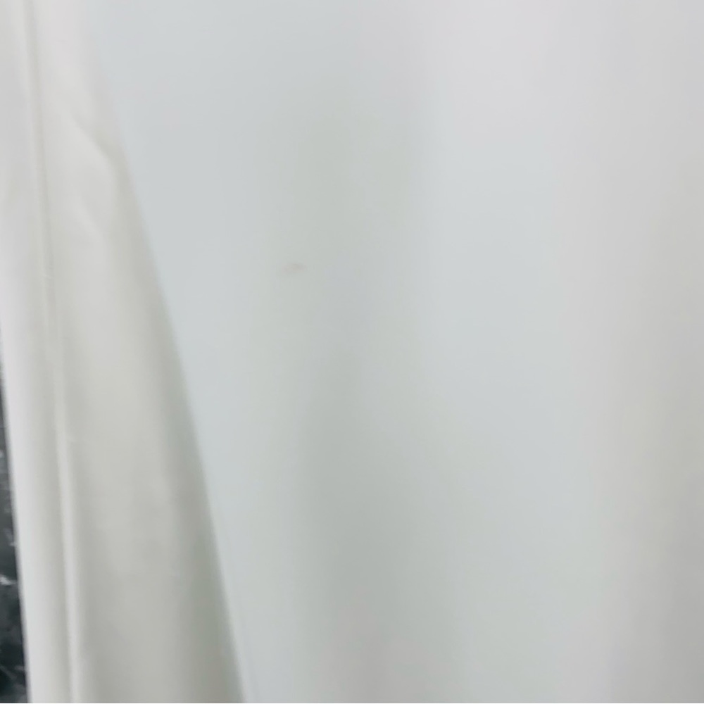 Norma Kamali Cross Back Bias Formal Satin Gown with Train in Snow White Size M - Picture 11 of 12